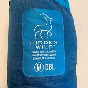 Hidden wild double travel hammock